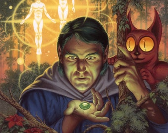 THE DREAM WIZARD Art Print, signed and numbered by the Artist on Epson Art Velvet Paper