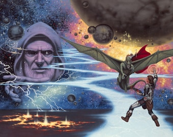 WIZARD WORLD art print, printed on Epson Art Velvet Acid Free paper