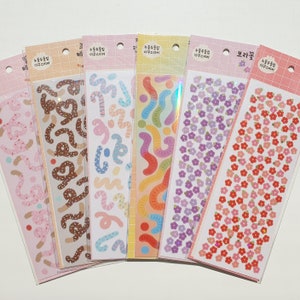 Adesivos decorativos holográficos Kpop Polco | Decoração para Polaroids e diários