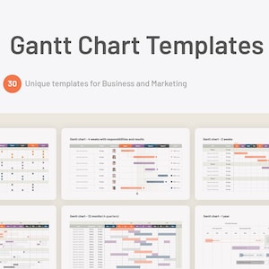 Gantt-diagram Sjablonen PowerPoint presentaties
