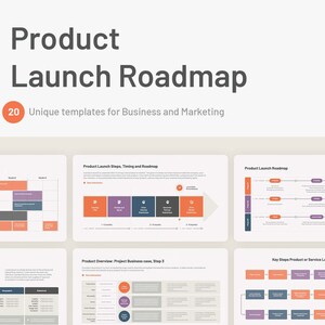 Product Launch Roadmap Models, Methods and Templates for Keynote MAC