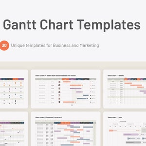 Keynote-sjablonen voor Gantt-diagrammen
