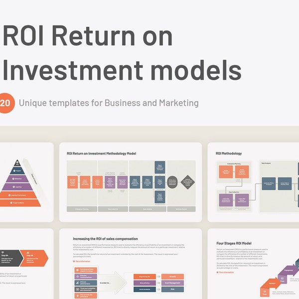 ROI Return on Investment models for PowerPoint