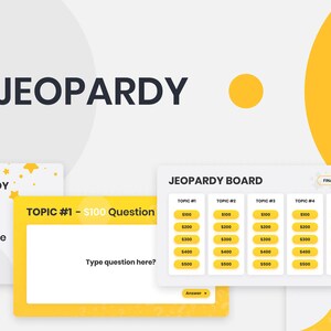 Jeopardy Game PowerPoint Template