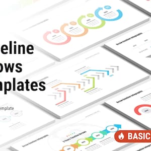 Timeline Arrows Templates for PowerPoint
