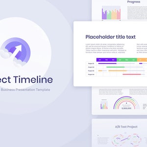 Projektzeitleiste für PowerPoint-| Roadmap-Projektpräsentationsvorlage