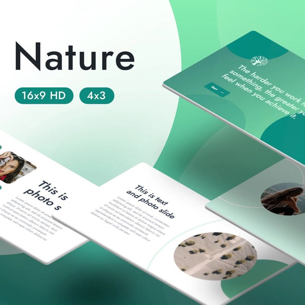 Modèle PowerPoint nature | PPT Eco & Environnement