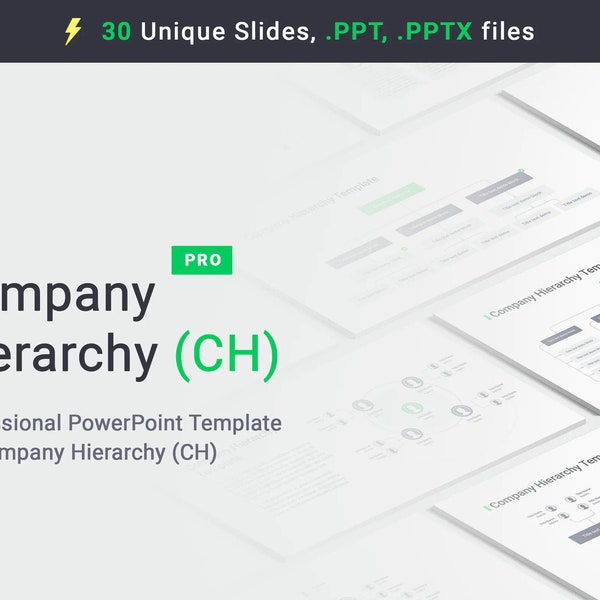 Powerpoint Hierarchy Chart Etsy