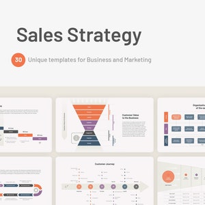Sales Strategy Models and Templates for Keynote