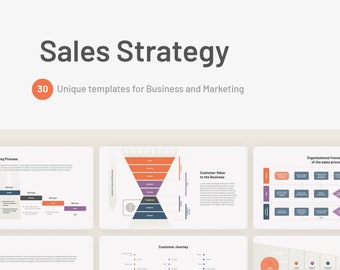 Sales Strategy Models and Templates for Keynote