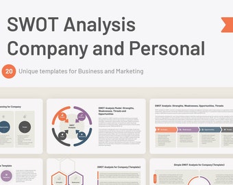 SWOT Analysis Company and Personal for PowerPoint