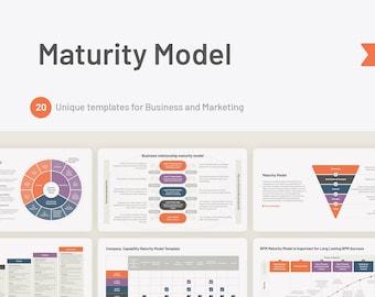 Business Maturity Models, Methods, Schemes for PowerPoint