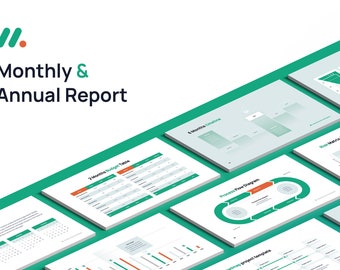Monthly and Annual Report Keynote template