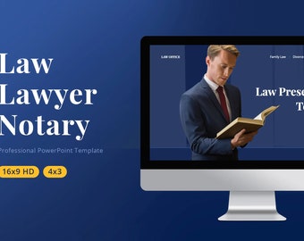 Law PowerPoint Template: Modern Presentation Slides