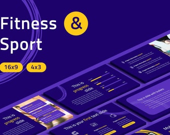Fitness & Sport PowerPoint Template PPT