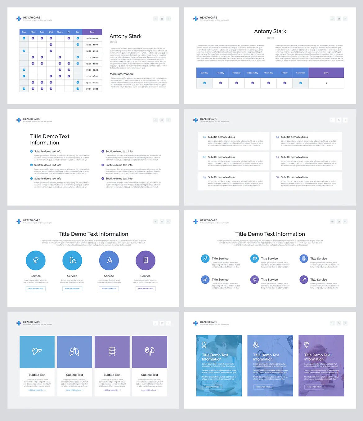 Health Care Powerpoint Template - Medical Template - Etsy