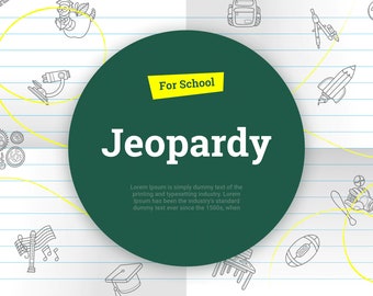 Jeopardy for school PPT PowerPoint