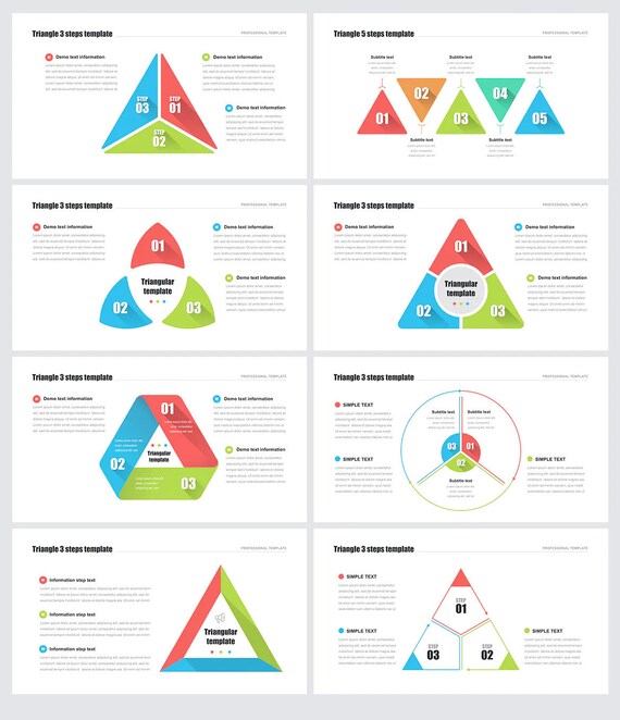 Triangle Template Powerpoint