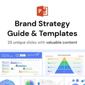 Brand Strategy Guide and Templates for Powerpoint - Etsy