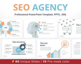 SEO Agency PowerPoint template