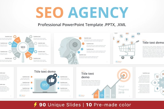 SEO Agency PowerPoint template