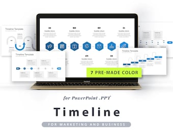 Plantilla de PowerPoint de línea de tiempo