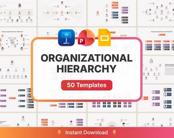 50 Organizational Hierarchy Templates (PowerPoint, Keynote, Google Slides)