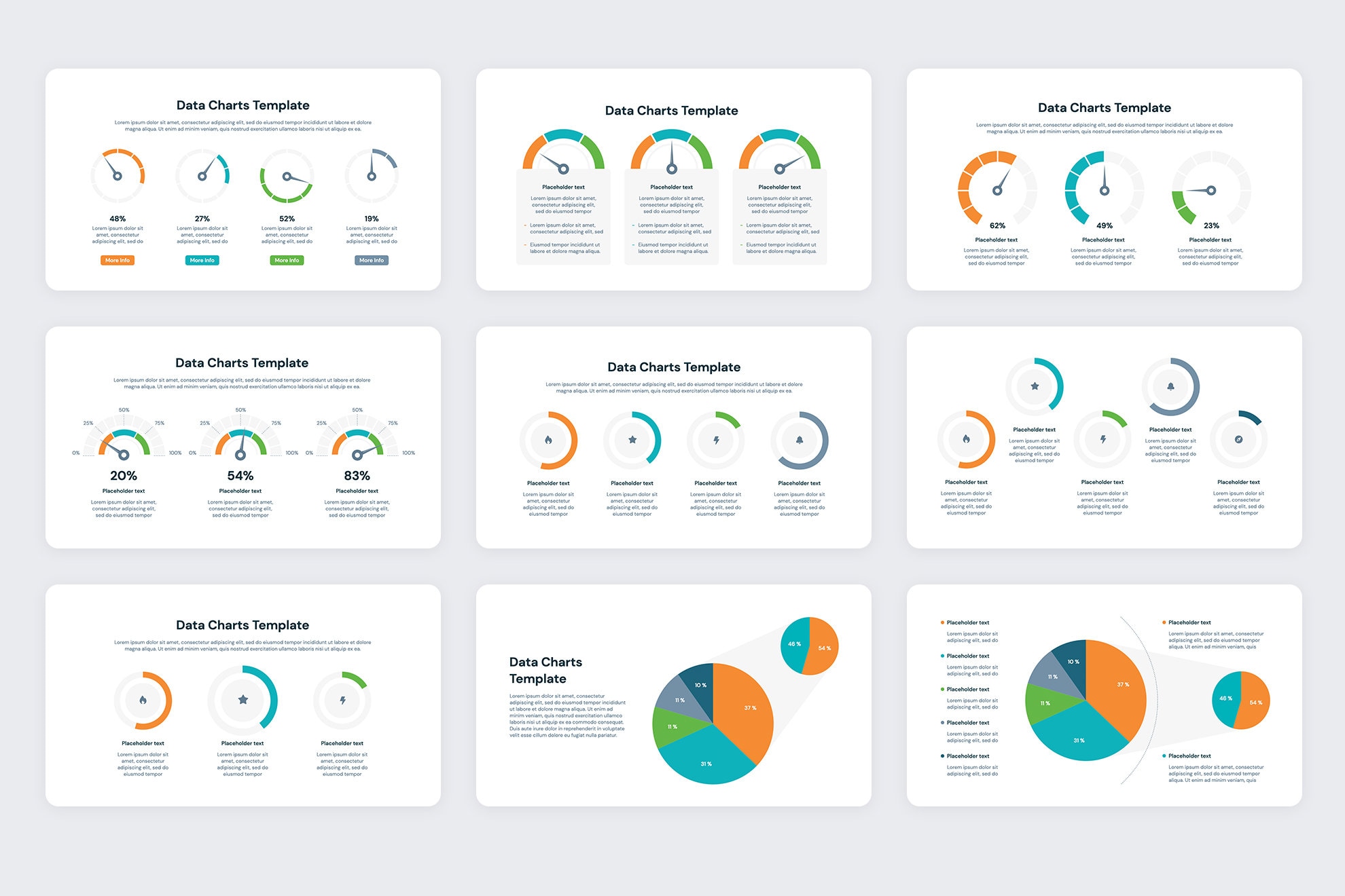 Data Chart Powerpoint Templates - Etsy
