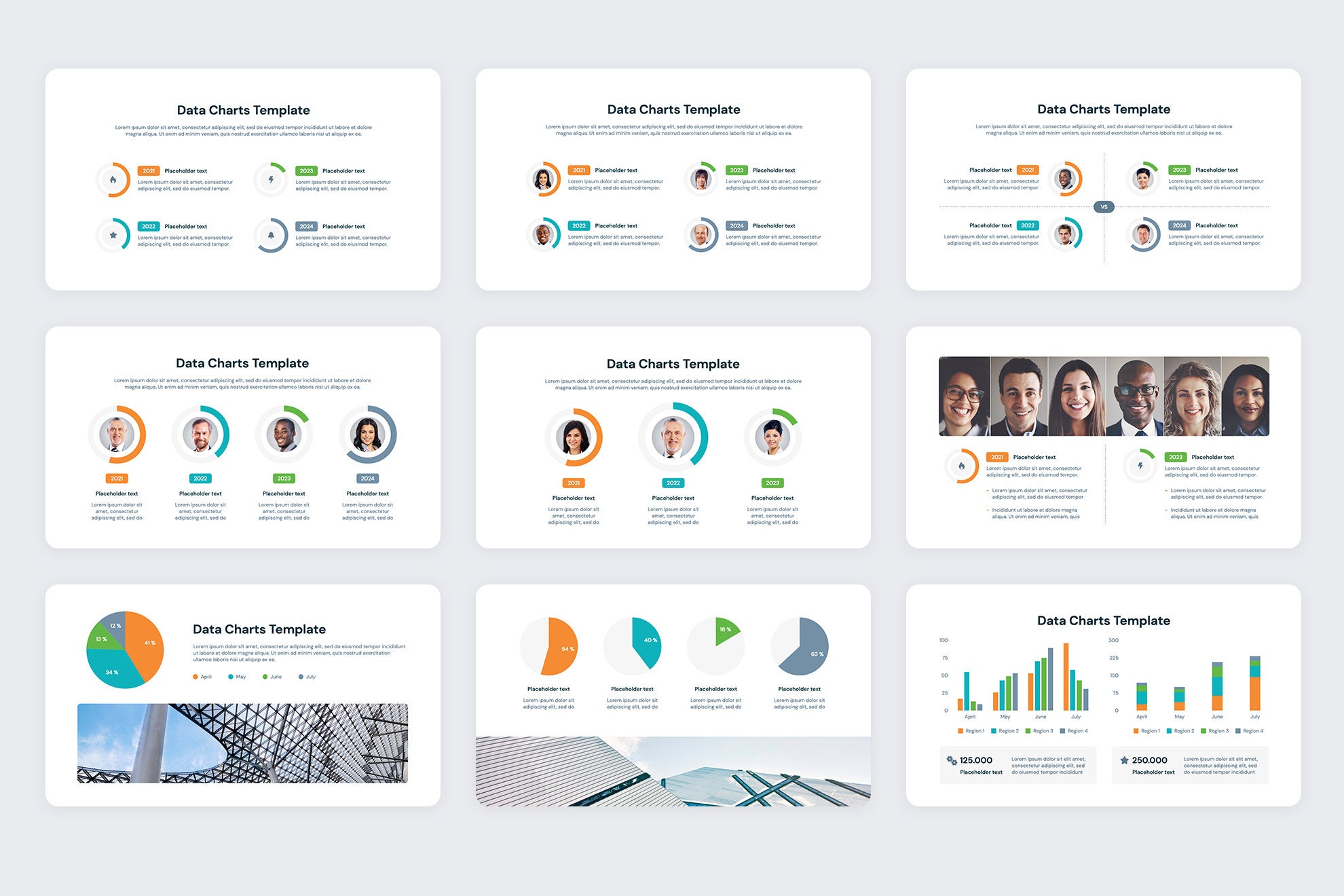 Power Pont Chart Data Chart Powerpoint Templates - Etsy