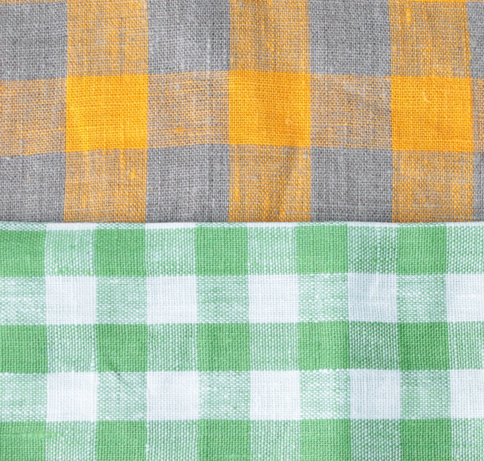 Grün karierte Leinen Baguette Tasche Null Abfall Küche Taschen | Etsy