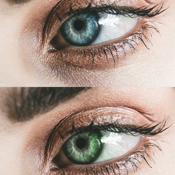 Change eye colour Photoshop Action blue to green, blue to green eyes, photoshop actions.