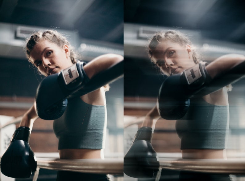 Motion Blur Effect Action, Blur Preset, Glitch