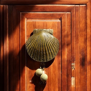 Door knocker Brass | Large Solid Brass Shell Themed Door knocker| Nautical Antique Home Décor Best Gift |  home doors | home wall decorative