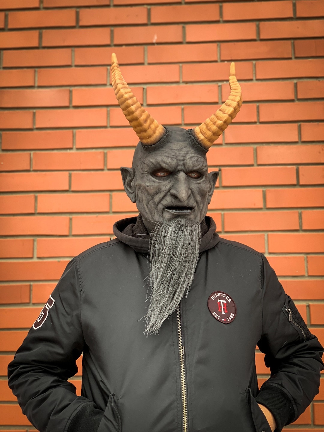 Krampus Silicone Mask. Movie ~ Halloween ~ Human Prosthetic ~ Realistic ...