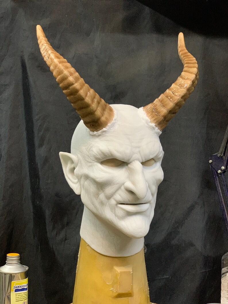 Krampus Silicone Mask. Movie Halloween Human Prosthetic - Etsy