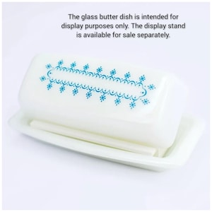 Patented Pyrex Butter Dish LID STAND- Non~Slip no dishes included