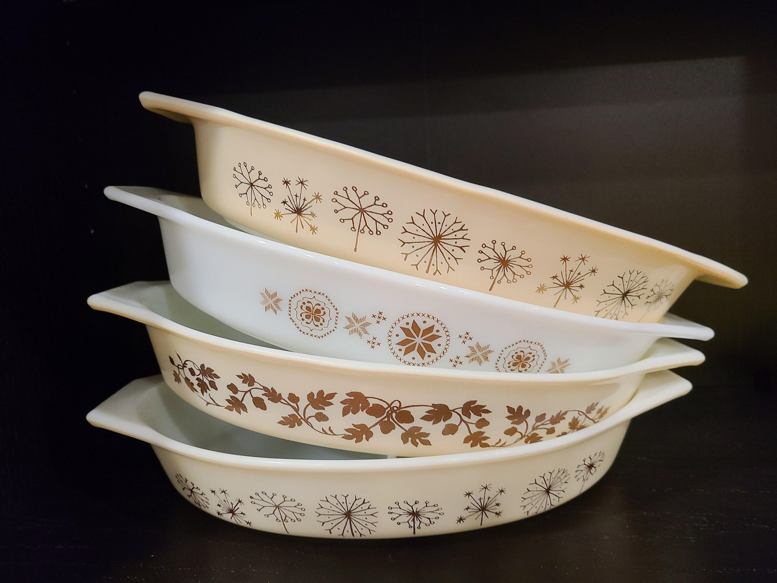 Pyrex Divided Casserole Dish Stand Etsy