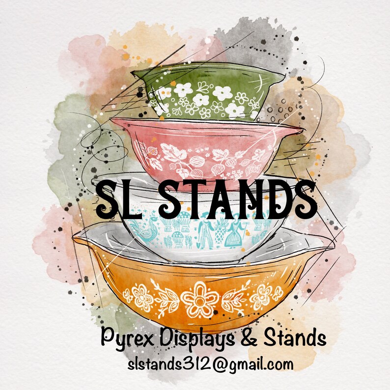 Pat.pend 8.5 Pyrex Displays Stands /lifts for Cinderella Etsy