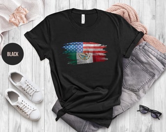 Chicano Pride T-Shirt: Mexican American Flag Tee