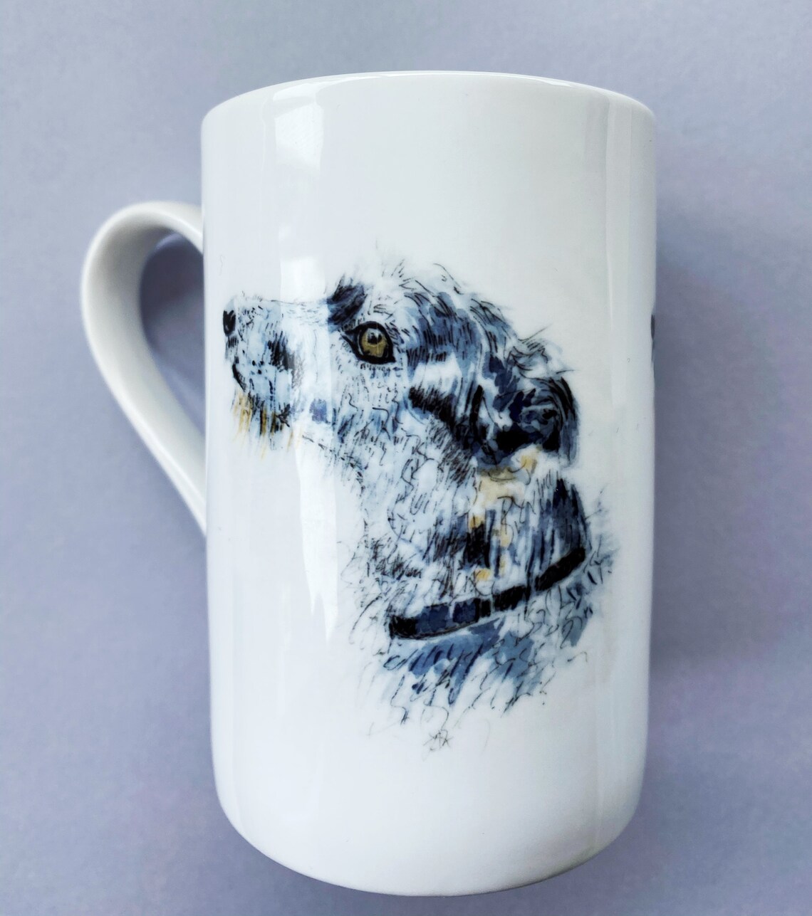 Lurcher gift set mug & coaster gift fathers day gift dog Etsy