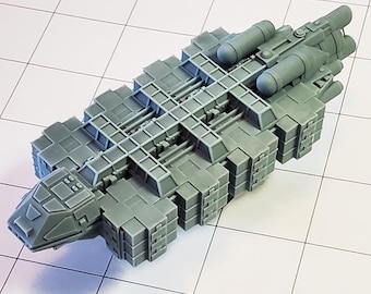 NERO - cargo ship: starship miniature for Starfinder, A Billion Suns, Full Thrust, Warfleets FTL, and other sci-fi games