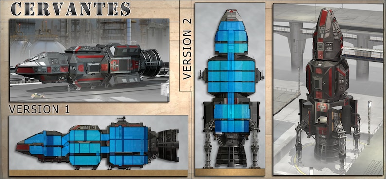Cervantes - Light Frigate: Starship Map for the Expanse and Other Sci ...