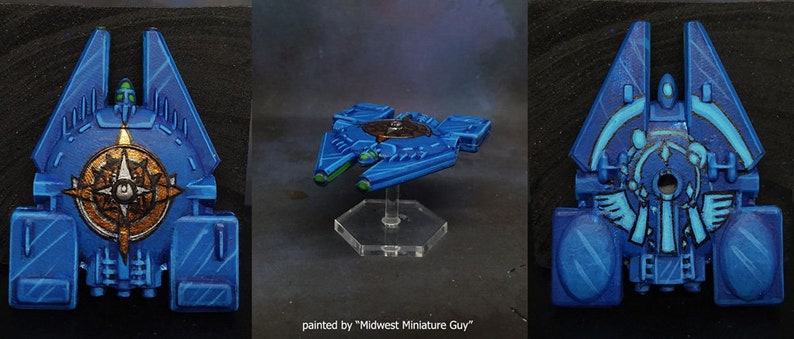 Venture cargo transport: starship miniature for Starfinder, A Billion Suns, Full Thrust, Warfleets FTL, and other sci-fi games image 5