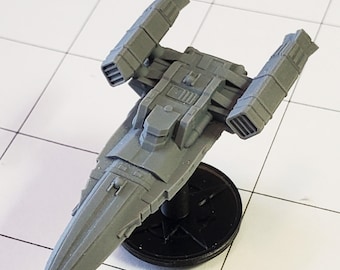 Jinda Wolf corvette: starship miniature for Starfinder, A Billion Suns,  Full Thrust, Warfleets FTL, and other sci-fi