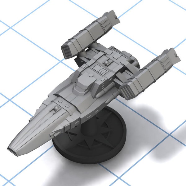 Spaceship Miniature - Etsy
