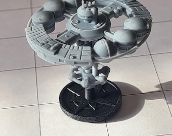 Waypoint 39 - resupply station: miniature for Rogue Trader and other sci-fi RPGs & fleet battle games