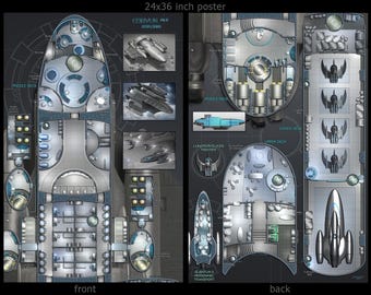 Corvus Mk2 - explorder: starship deckplans for DarkSpace and other sci-fi games