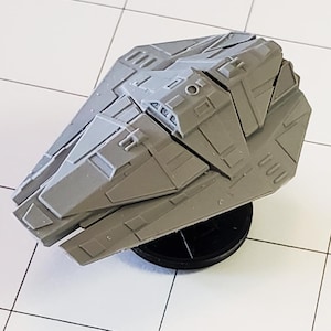 Chimaerus - integrated transport: starship miniature for Starfinder, A Billion Suns, Full Thrust, Warfleets FTL, and other sci-fi games.