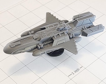 Orion - strike carrier: large starship miniature for Coriolis and other sci-fi RPGs or fleet battle games