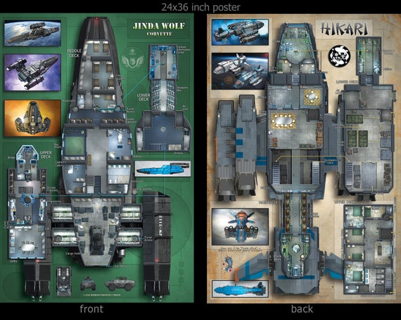 Sci Fi Deck Plans